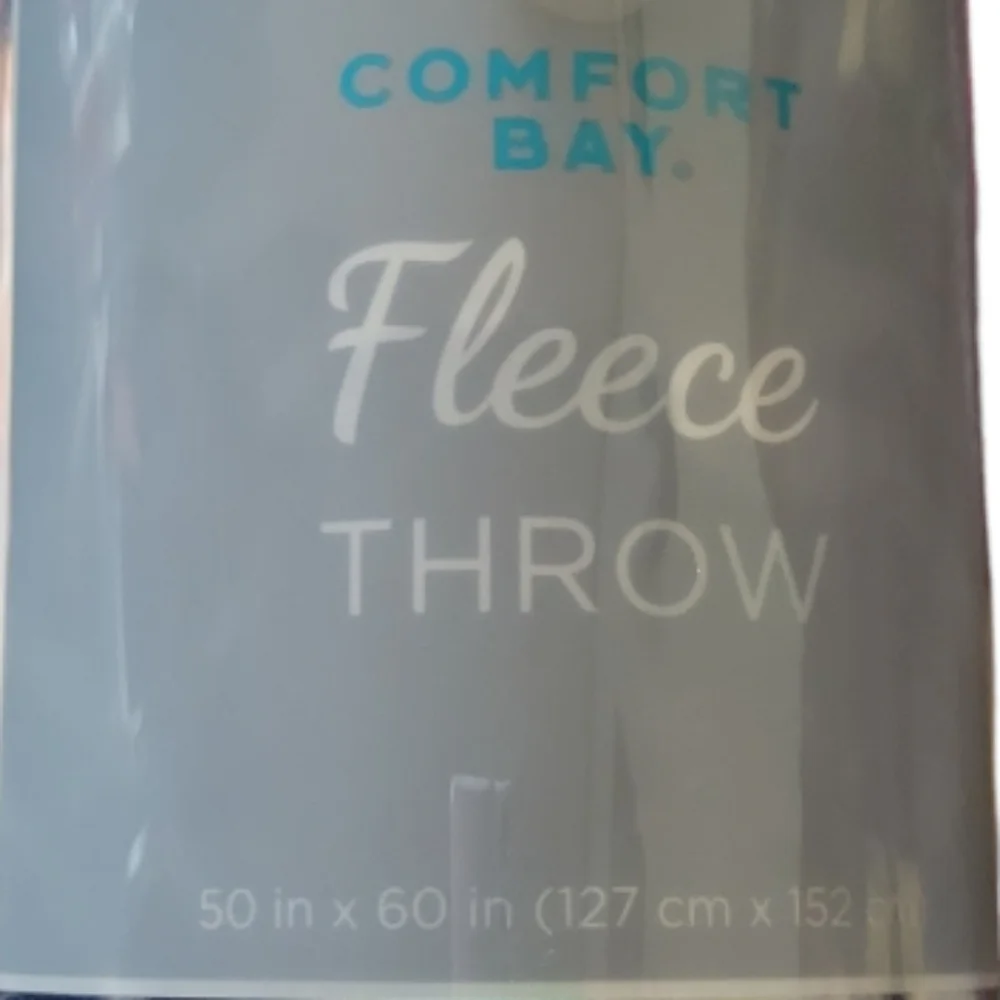 NWT Comfort Bay Unicorn Blue Soft Plush Throw Blanket 50